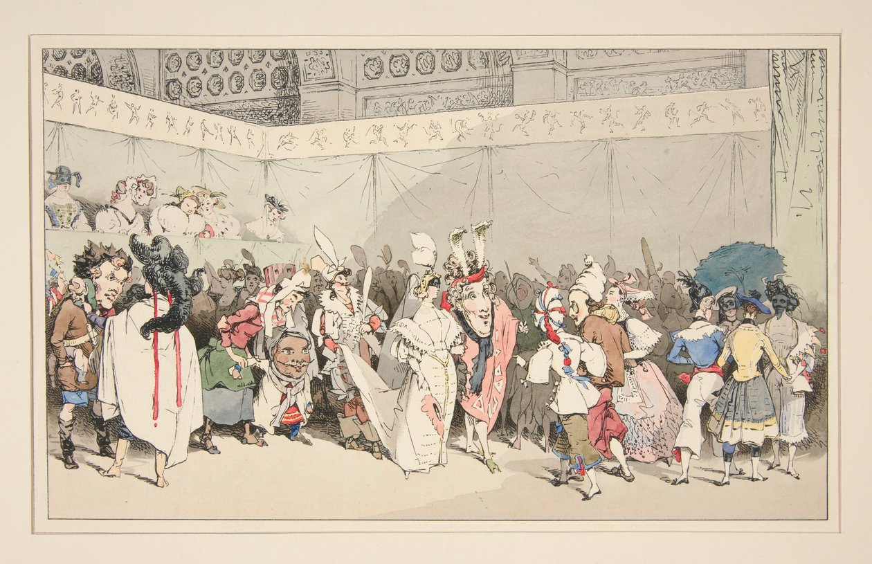 MASKARADA. „Travestissemens” (sic) Gavarni’ego, opublikowane w latach 1828, 1829 i 1830. autorstwa Paul Gavarni