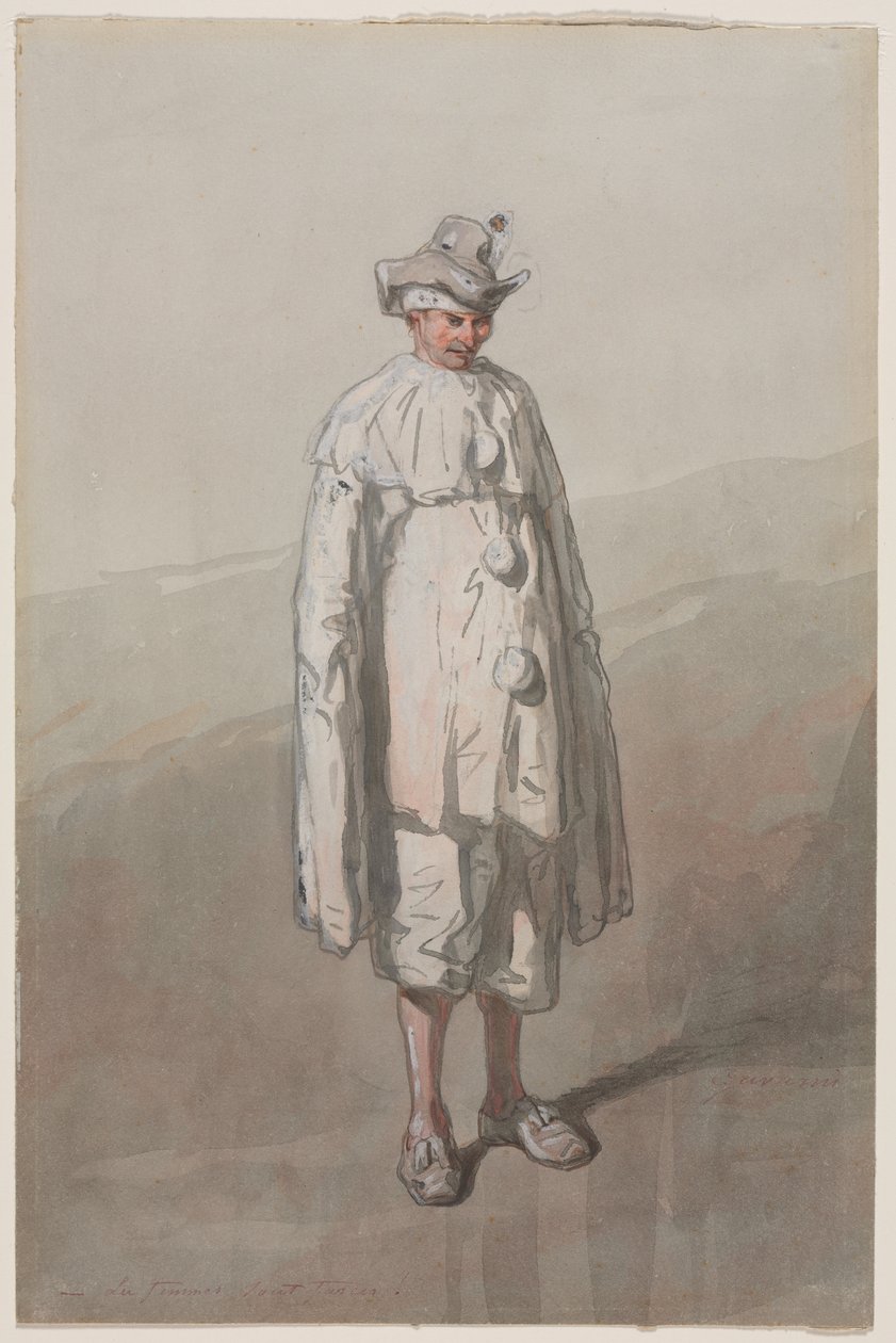 Pierrot autorstwa Paul Gavarni