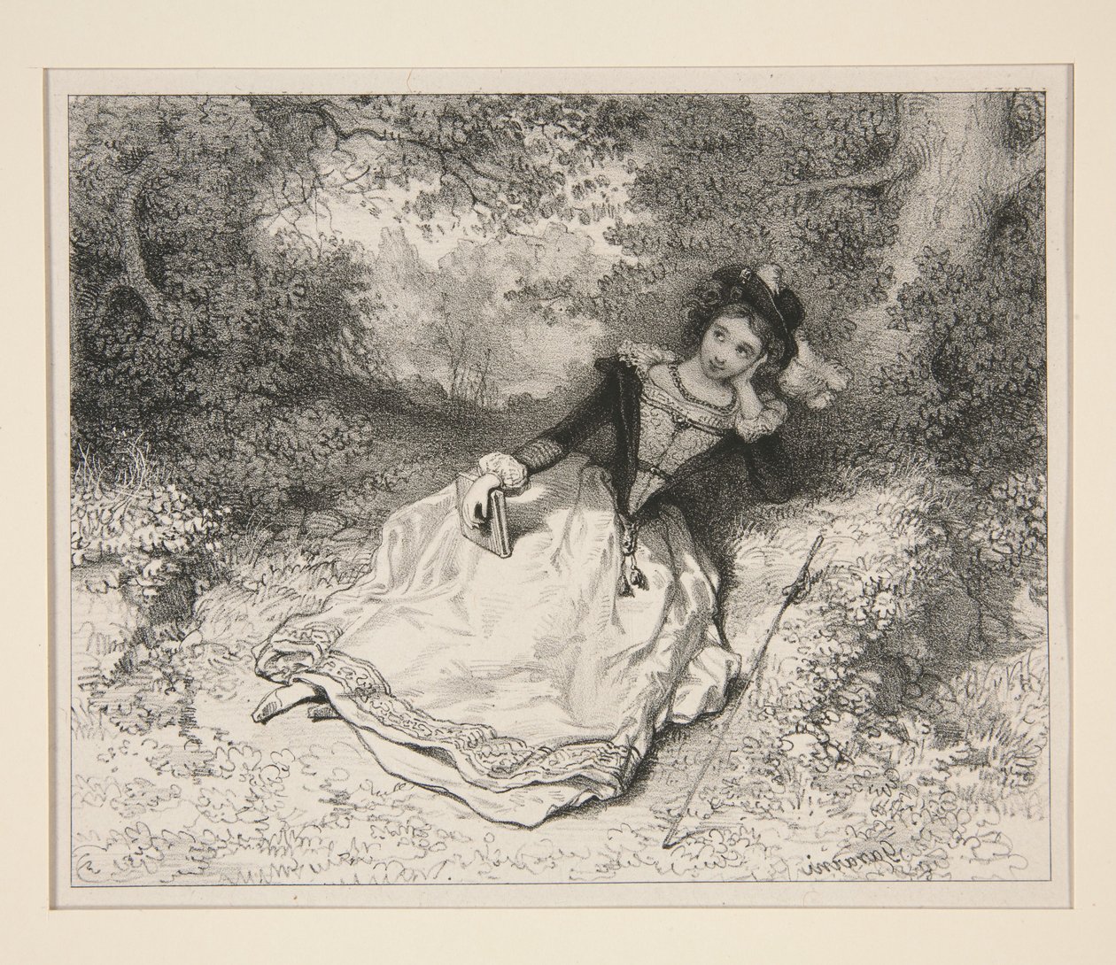 REVERIE. autorstwa Paul Gavarni
