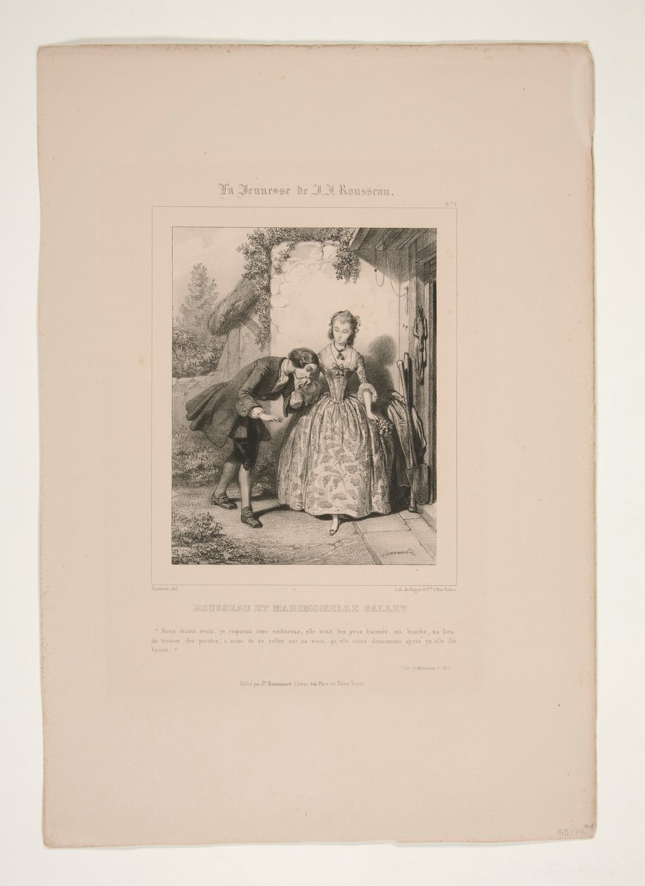 KUCHNIA ROUSSEAU I MADEMOISELLE. autorstwa Paul Gavarni