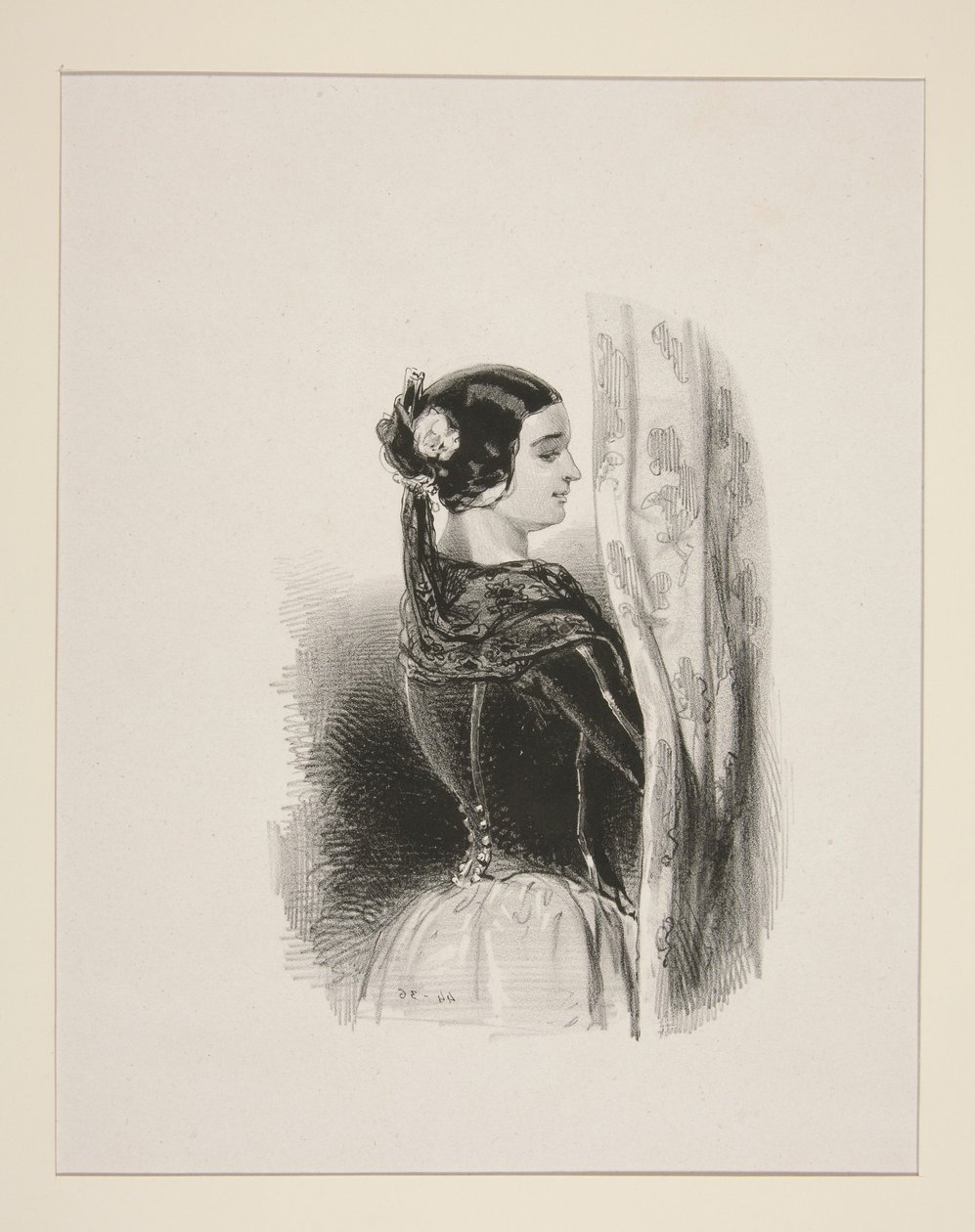 Ritta z Andaluzji autorstwa Paul Gavarni