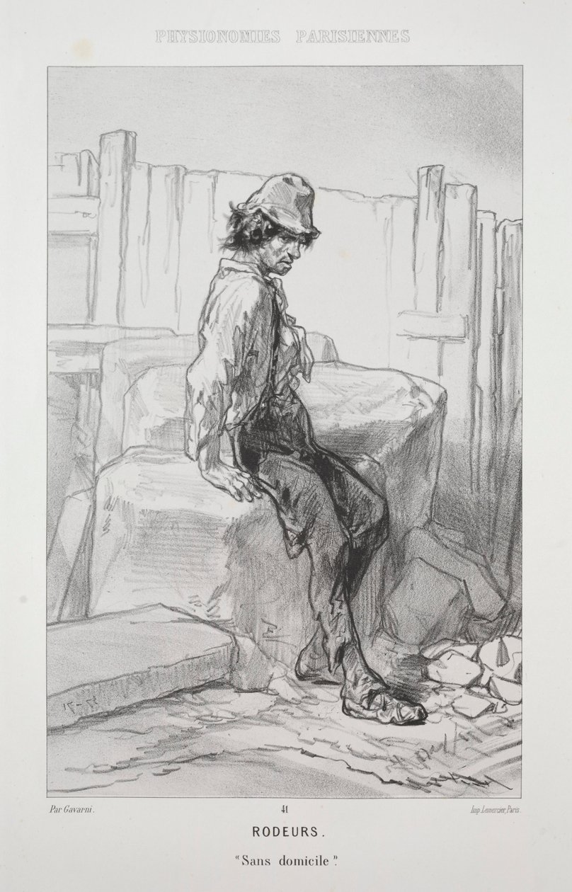 Rodeurs autorstwa Paul Gavarni