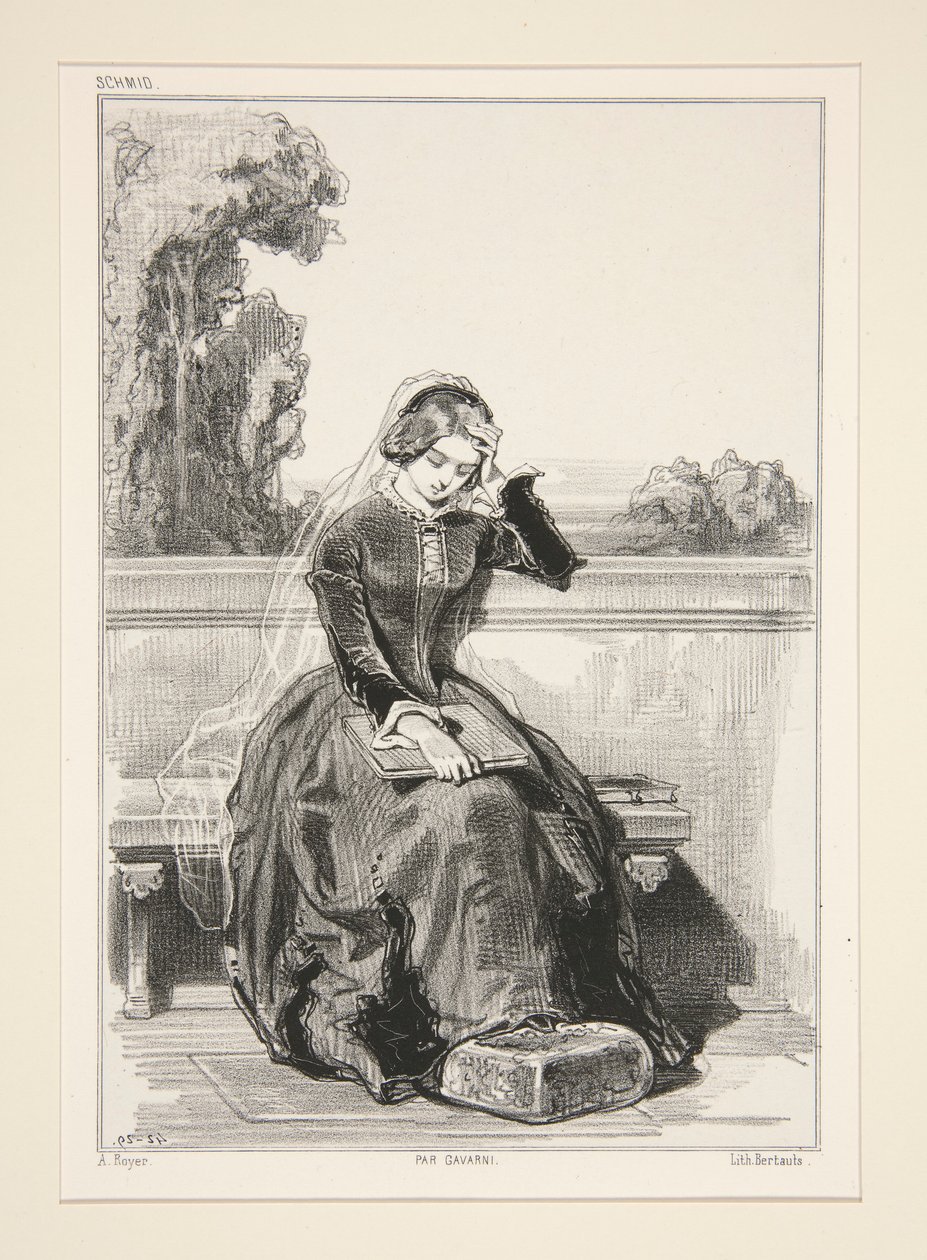 Rose De Tannebourg. autorstwa Paul Gavarni