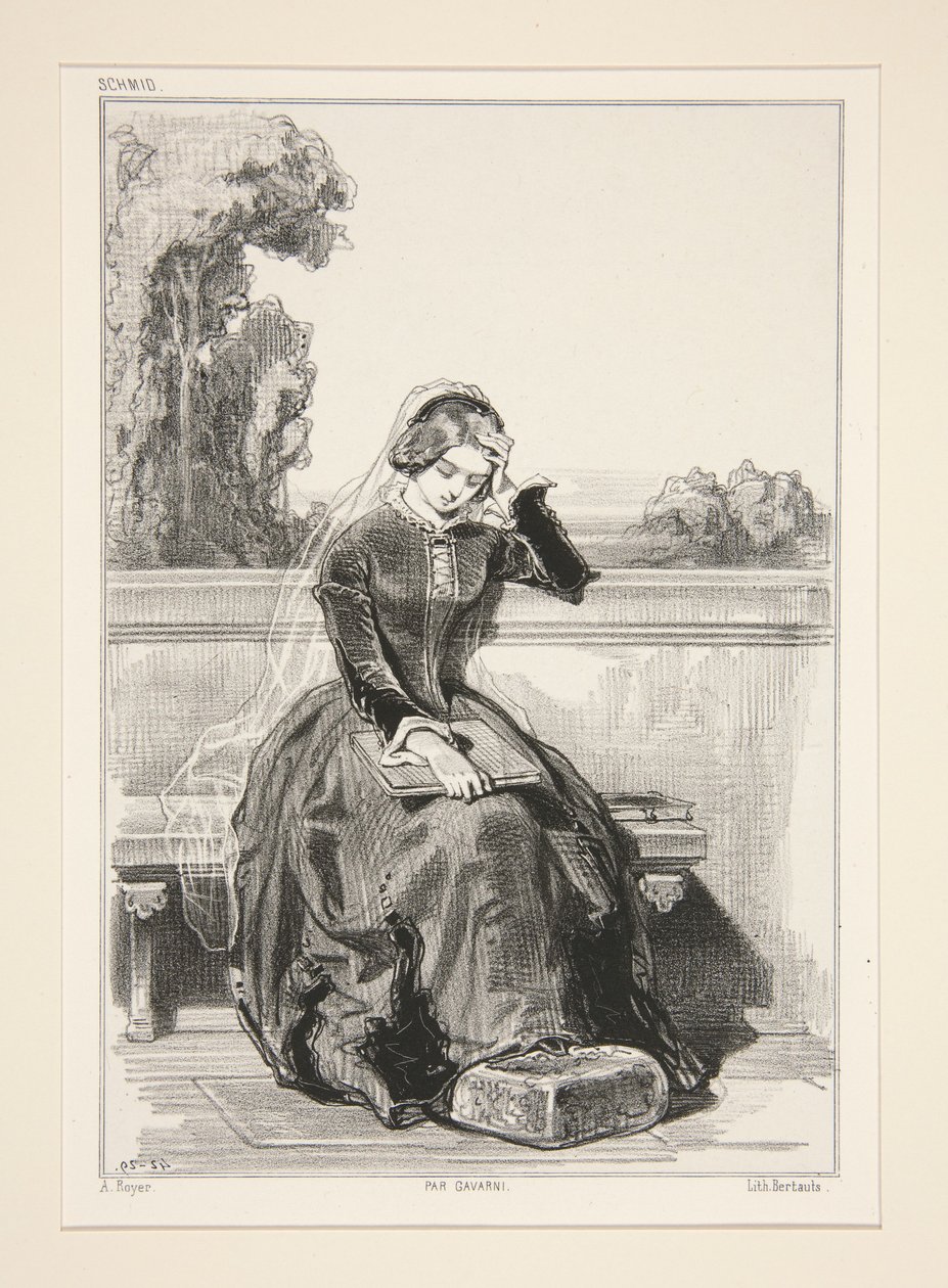 Rose De Tannebourg. autorstwa Paul Gavarni