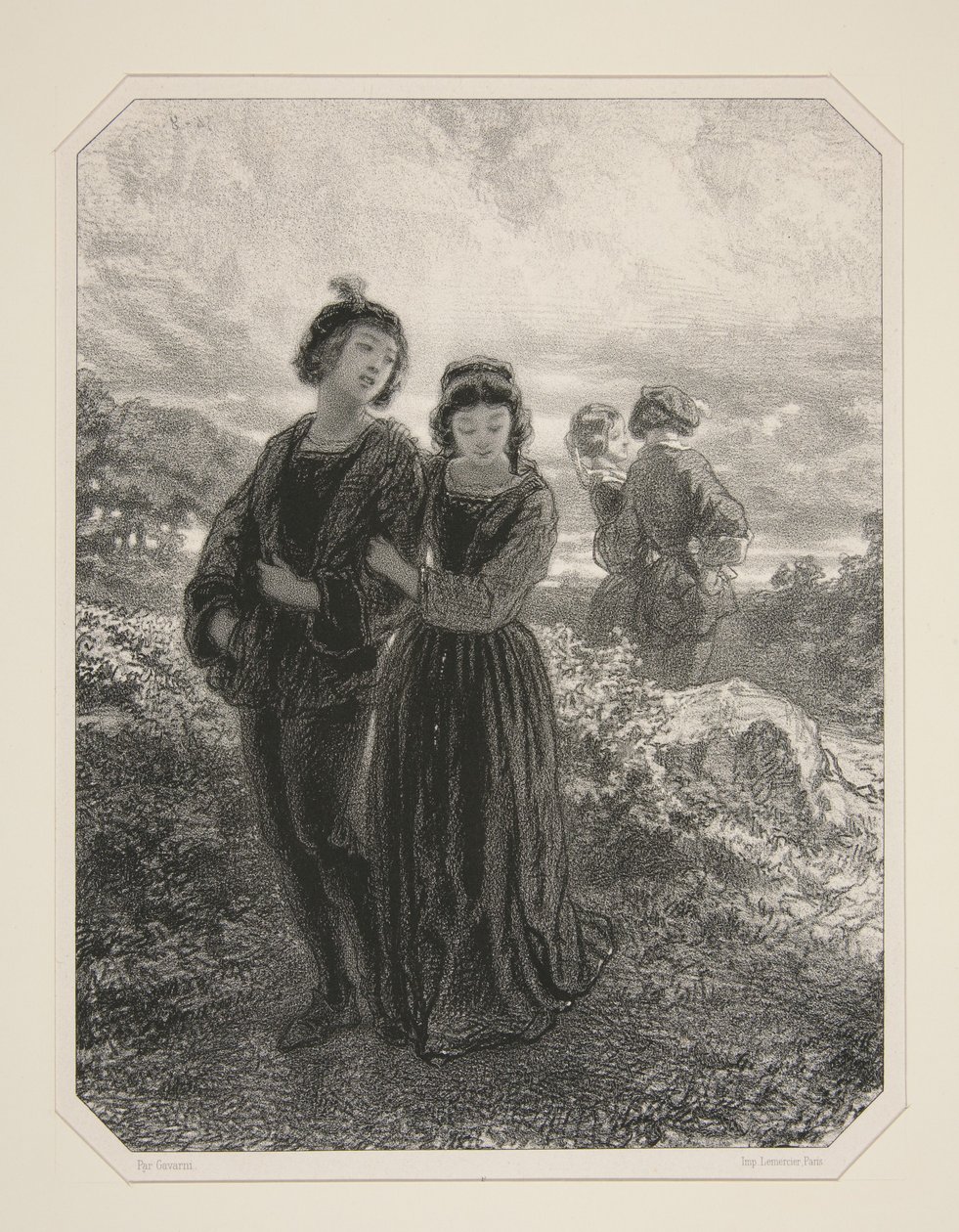 Rozeta autorstwa Paul Gavarni