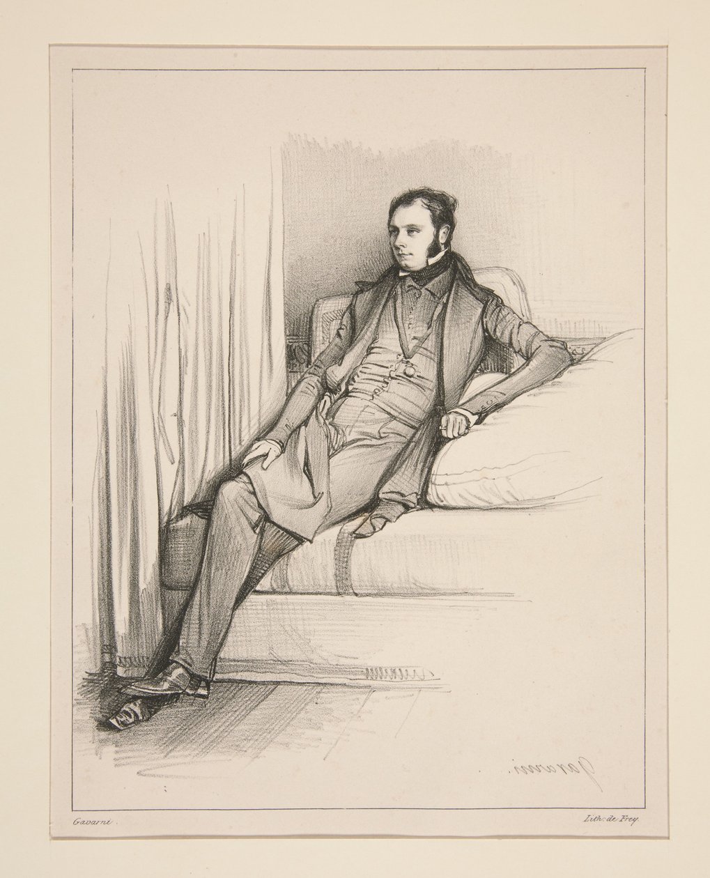 S. Henry Berthoud autorstwa Paul Gavarni