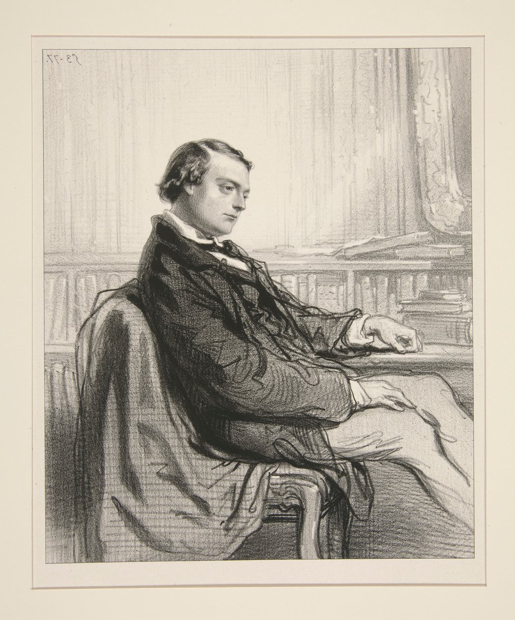 Teodor de Banville autorstwa Paul Gavarni