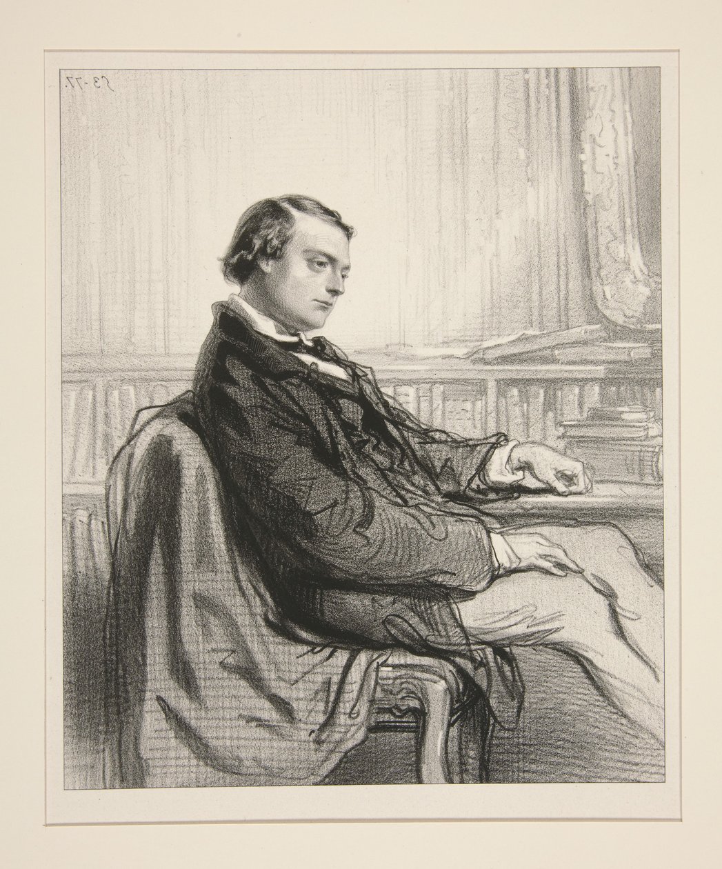 Théodore de Banville autorstwa Paul Gavarni