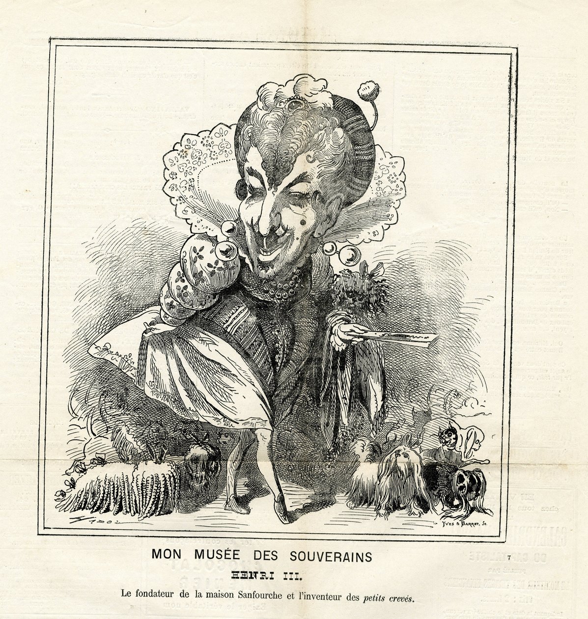 Ilustracja Hadola (1835-1875) w Le Charivari autorstwa Paul Hadol
