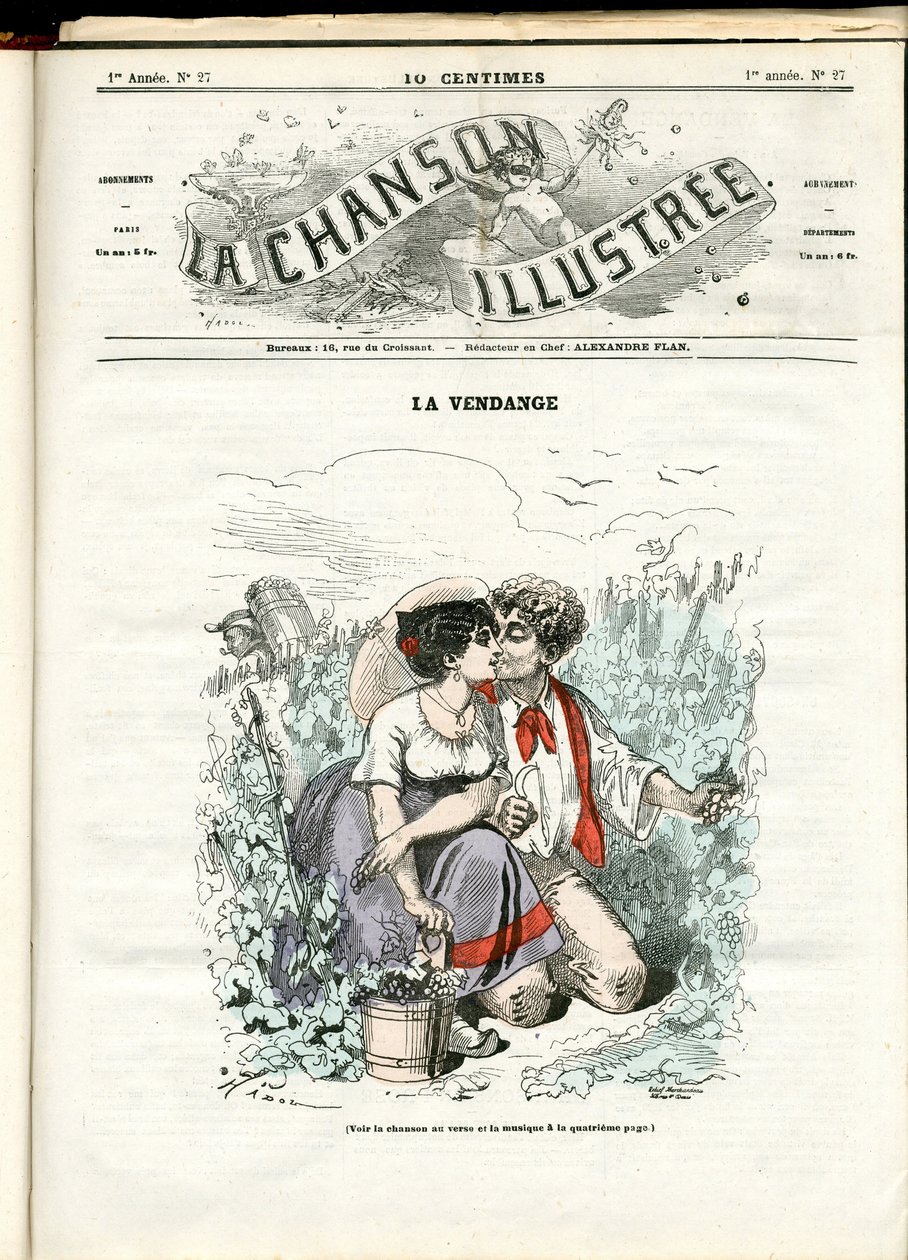 La Chanson illustree (magazyn), numer 27 autorstwa Paul Hadol