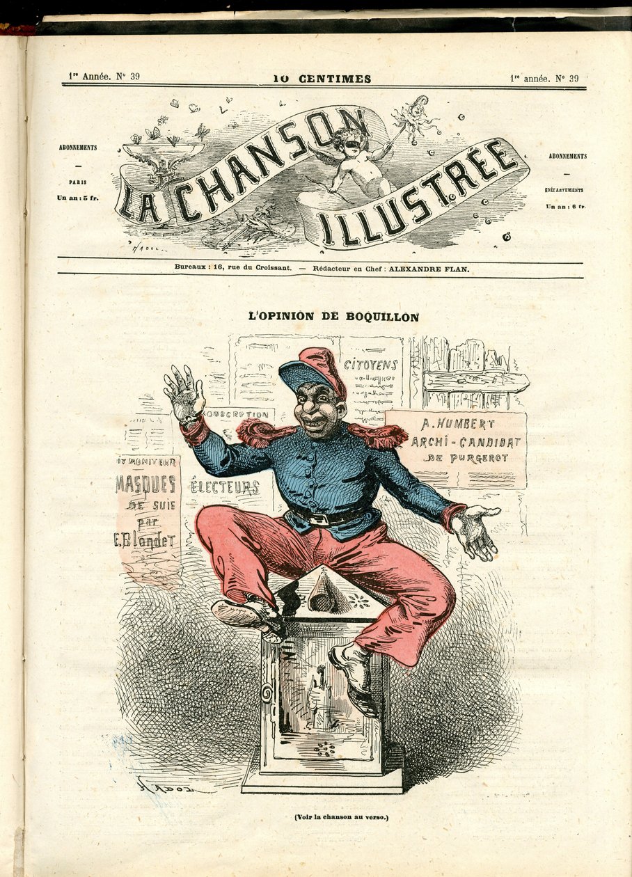 La Chanson illustree (magazyn), numer 39 autorstwa Paul Hadol