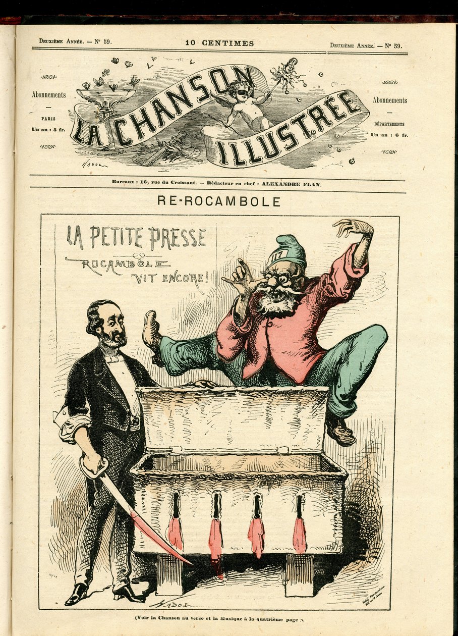 La Chanson illustree (magazyn), numer 59 autorstwa Paul Hadol