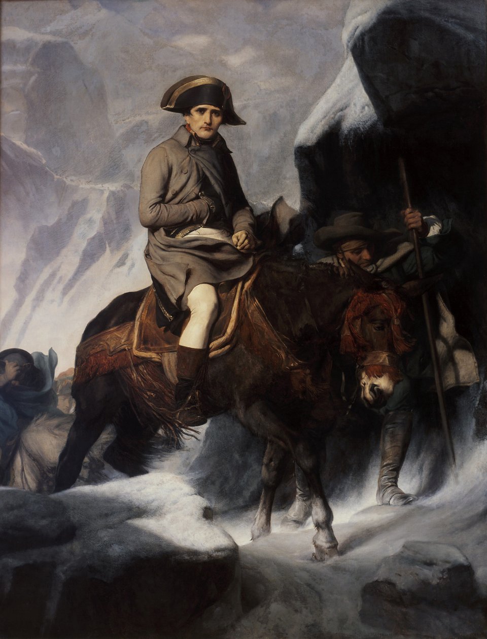 Bonaparte przekraczający Alpy autorstwa Paul Delaroche