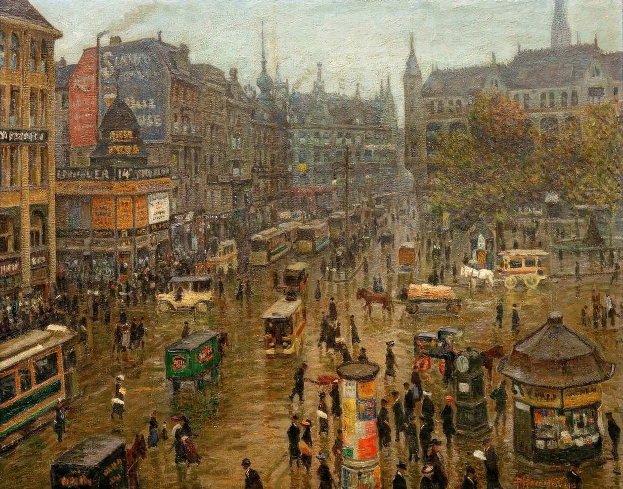 Spittelmarkt autorstwa Paul Höniger