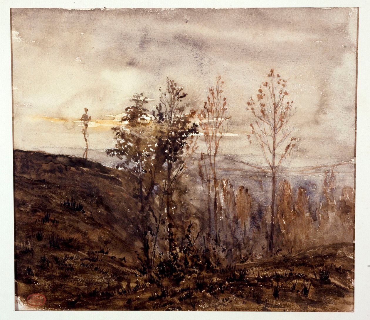 Lasy Sèvres autorstwa Paul Huet