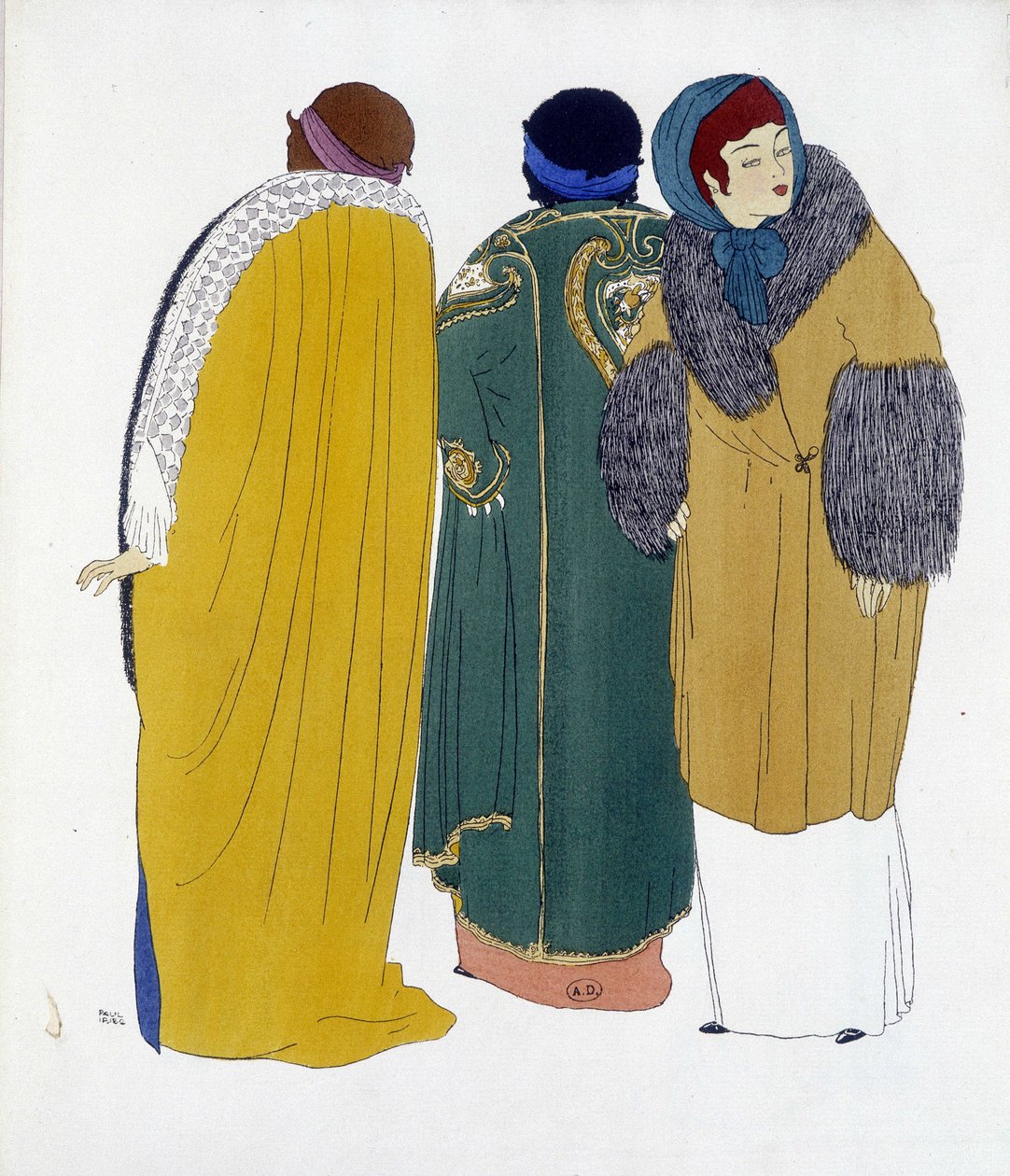 Stworzenie Paula Poireta zaczerpnięte z „”Les Dresses de Paul Poiret””, rysunek Paula Iribe. 1911 autorstwa Paul Iribe