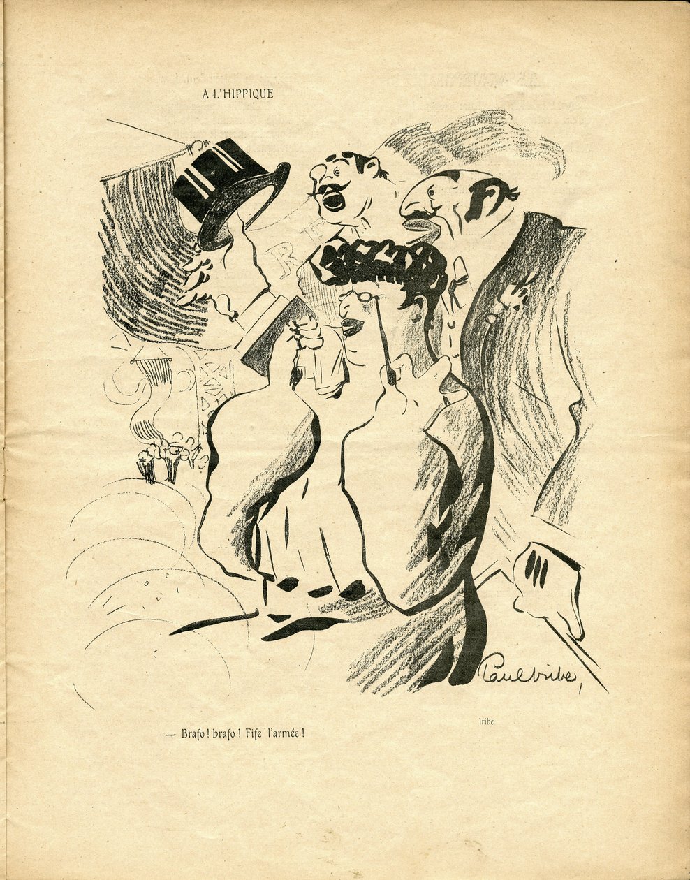 Ilustracja Paula Iribe (1883-1935) w Dzikiej kaczce autorstwa Paul Iribe