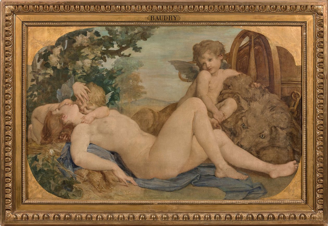 Kybele i Amfitryt, 1859. autorstwa Paul Jacques Aimé Baudry