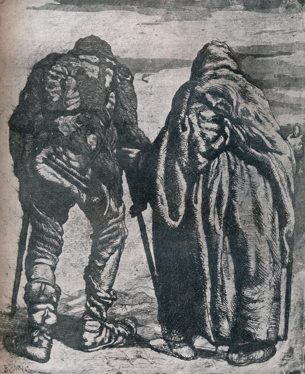 Włóczędzy, XIX w., 1924 autorstwa Paul Joseph Blanc