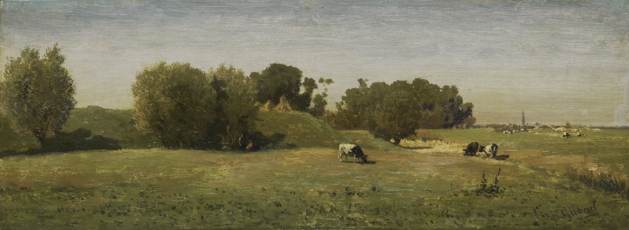 Krajobraz w pobliżu Abcoude autorstwa Paul Joseph Constantin Gabriel