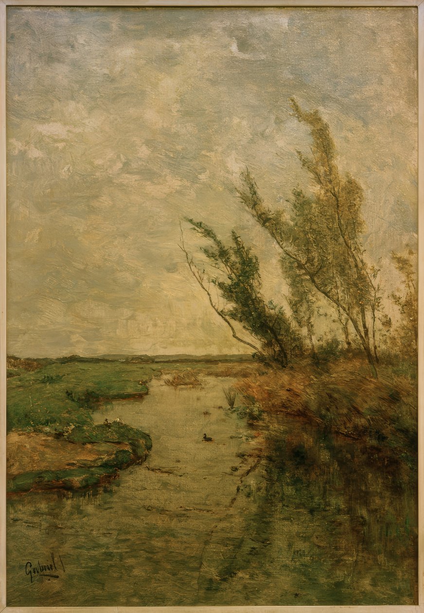 Polderlandschaft autorstwa Paul Joseph Constantin Gabriel