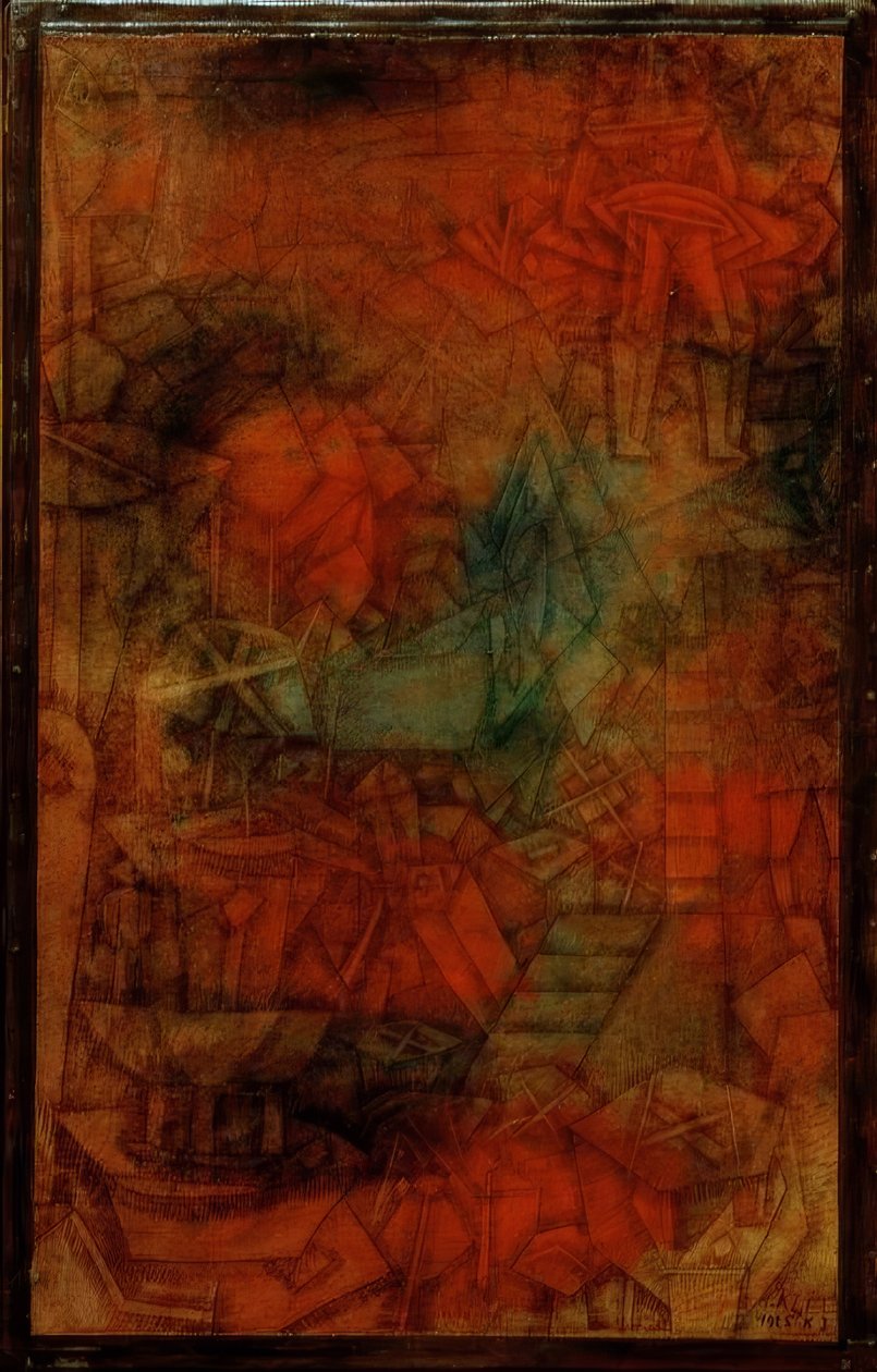 (Teatr) próba sceniczna autorstwa Paul Klee