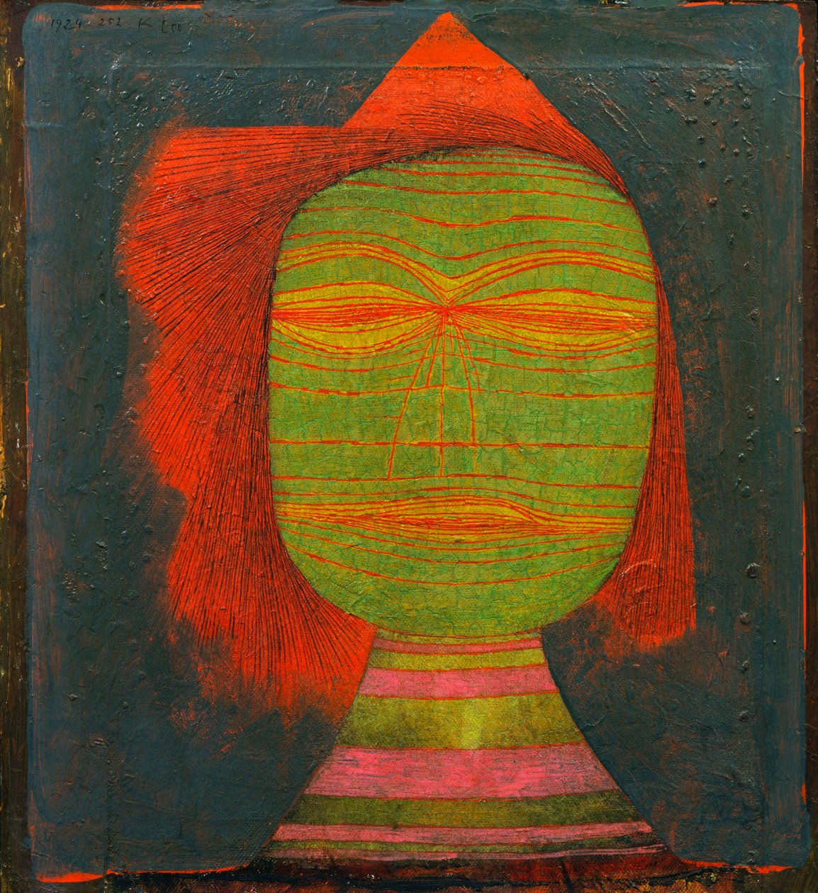 Maska aktora autorstwa Paul Klee