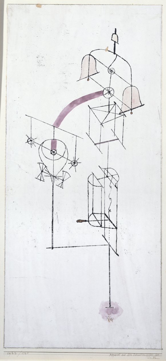 Aparatura z gabinetu dr Ph. autorstwa Paul Klee