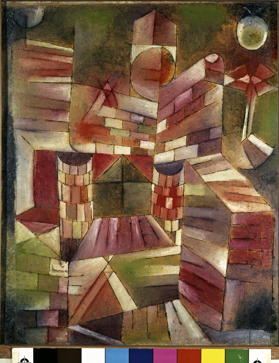 Architektura z okna autorstwa Paul Klee