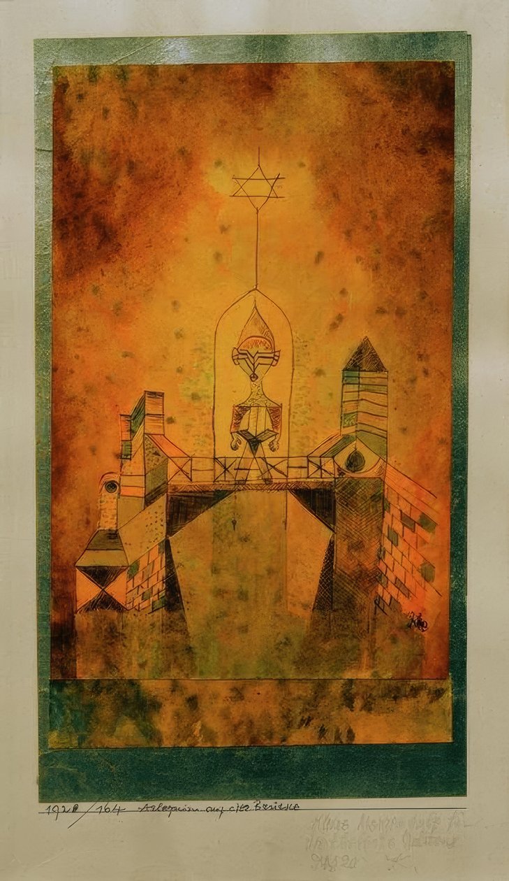 Arlequin na moście autorstwa Paul Klee