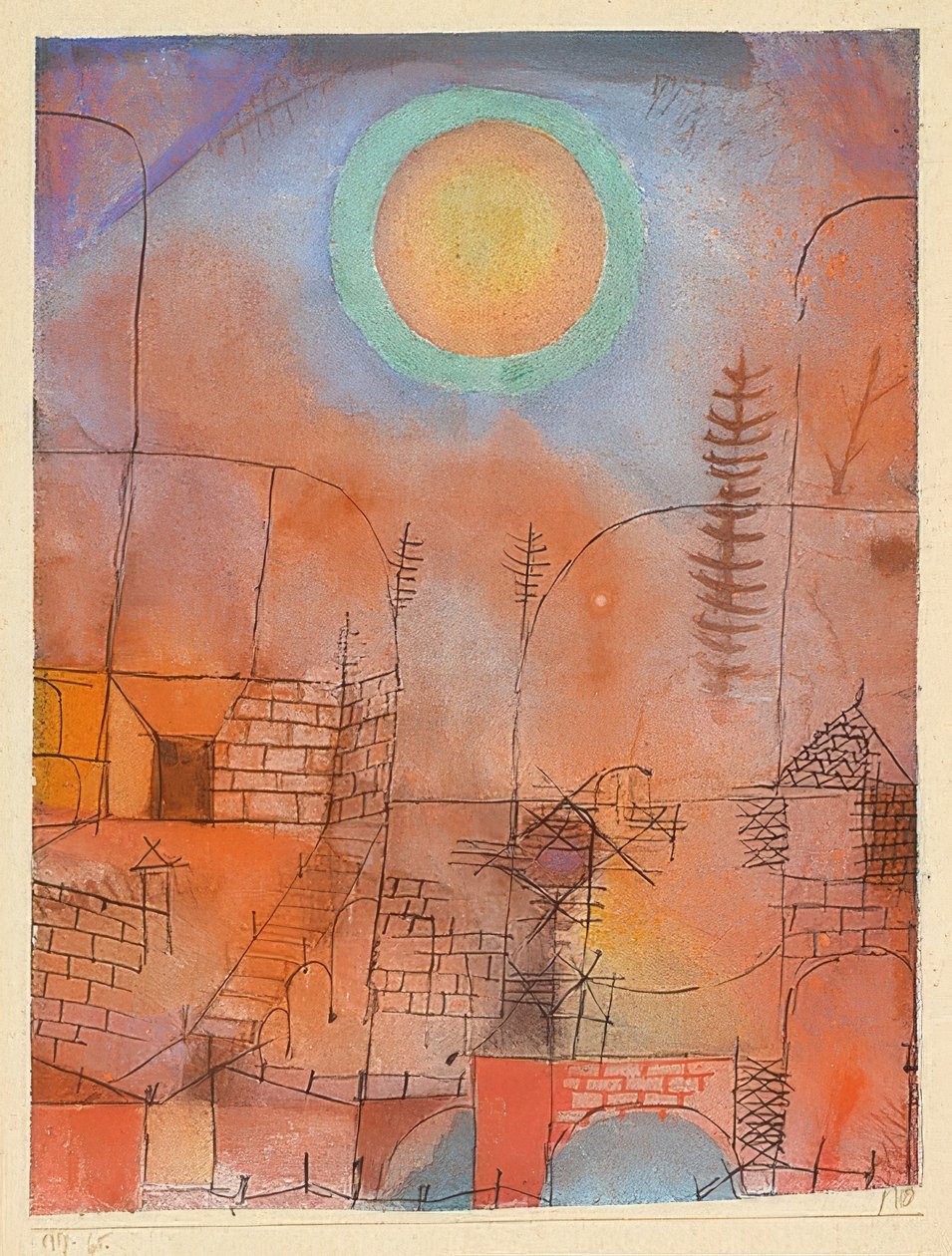 Konstrukcja. 1919 autorstwa Paul Klee