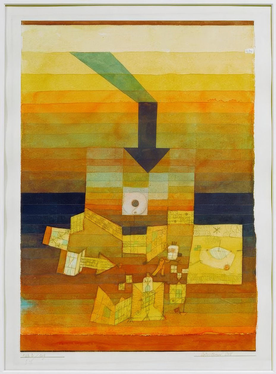 Miejsce dotknięte autorstwa Paul Klee