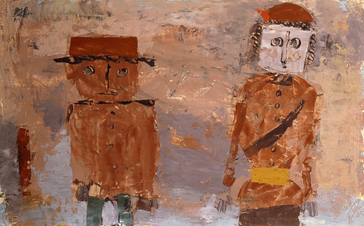 Noiva e Noivo no Outono da Vida; Noiva e noivo no outono da vida polonês autorstwa Paul Klee