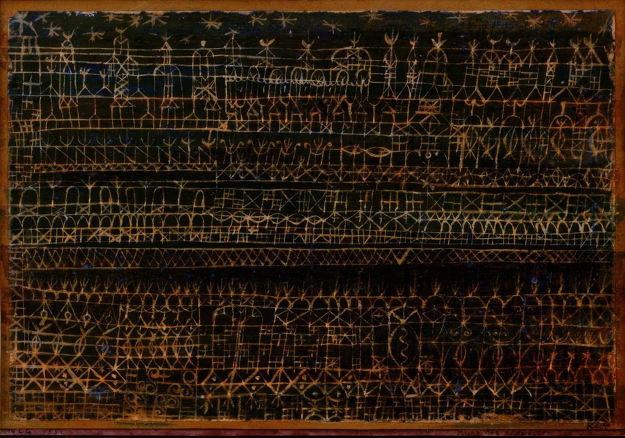 Zamek wierzących autorstwa Paul Klee