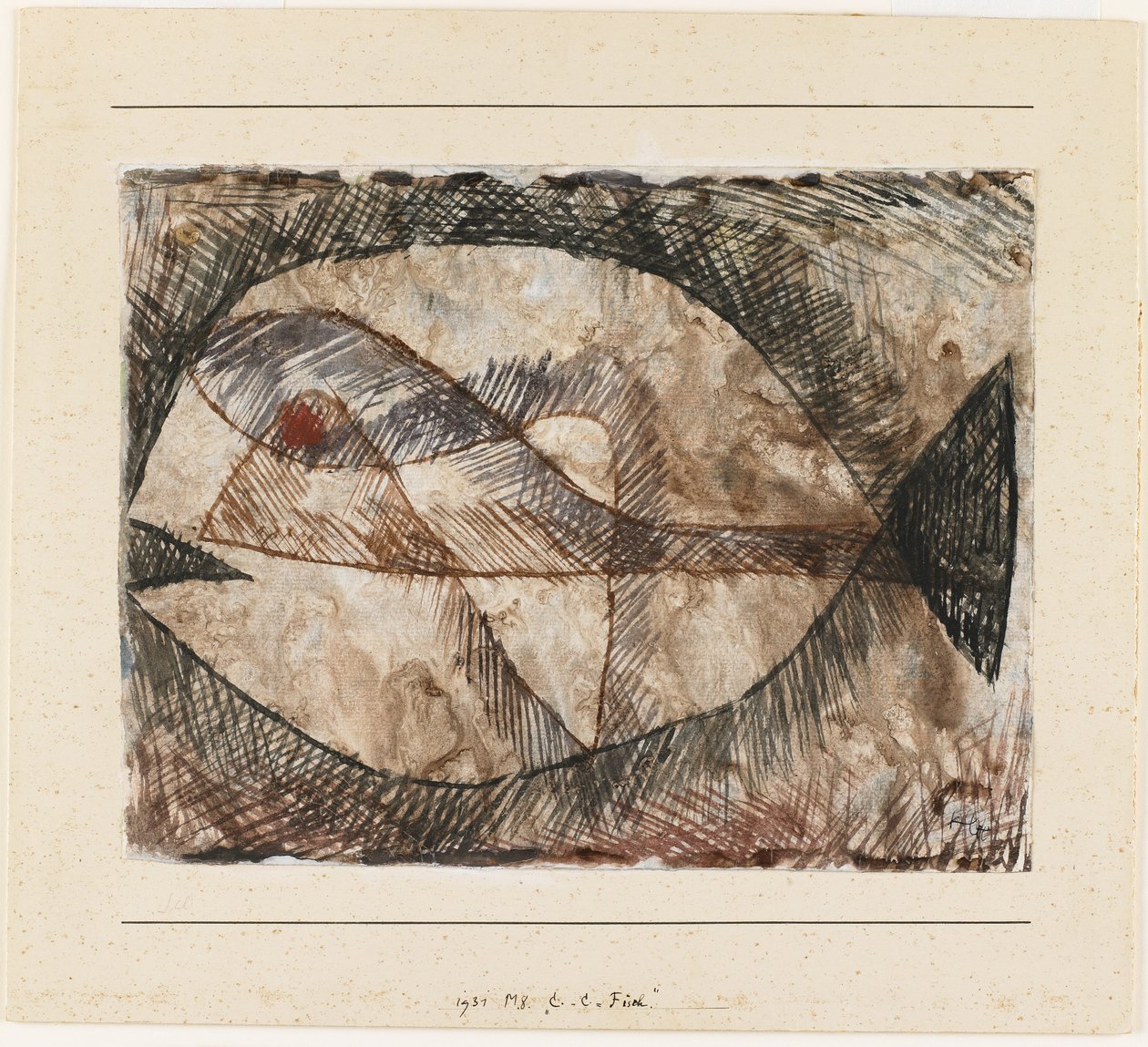 C. - C. = Fisch autorstwa Paul Klee