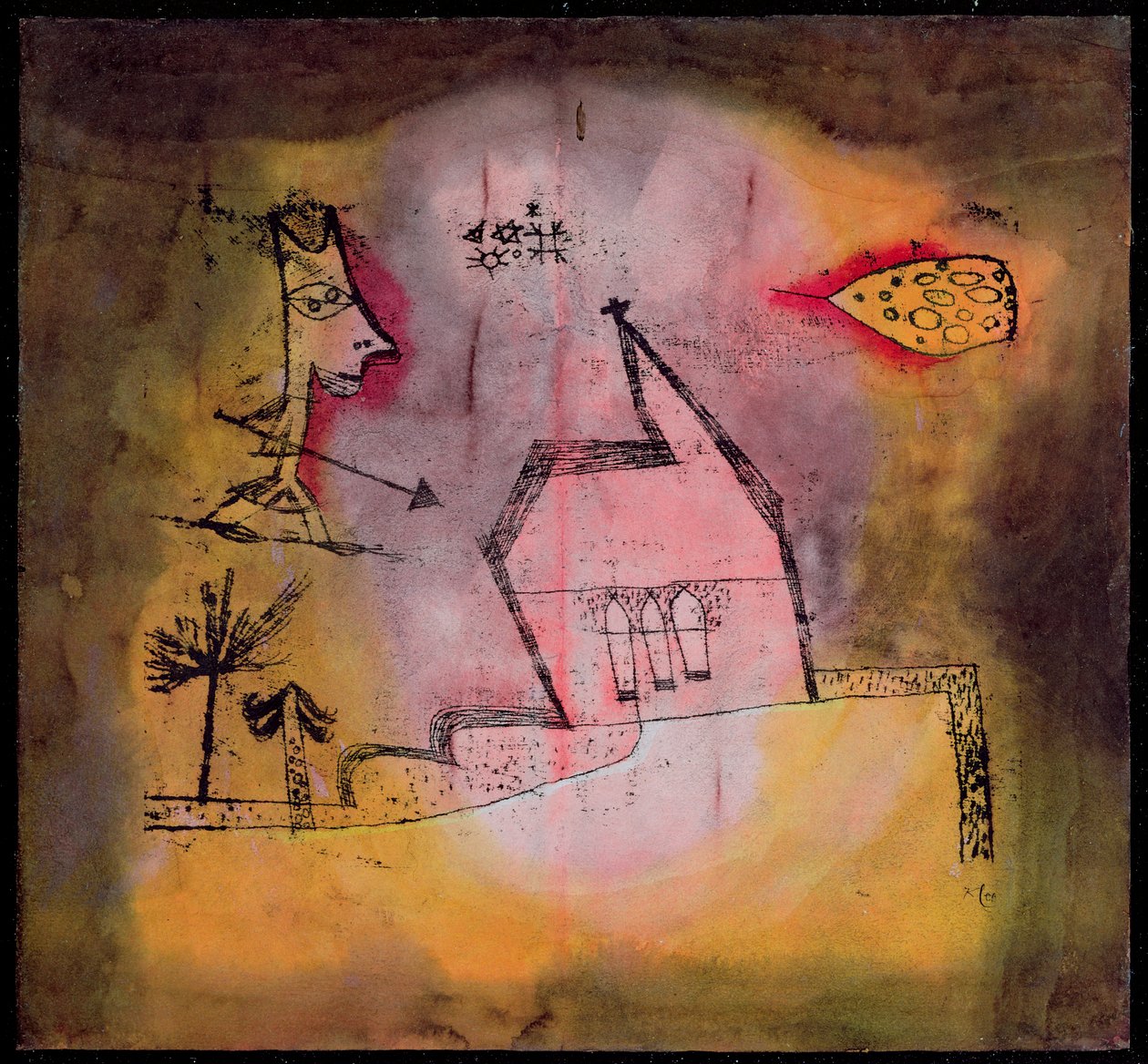 Kaplica się trzęsie autorstwa Paul Klee