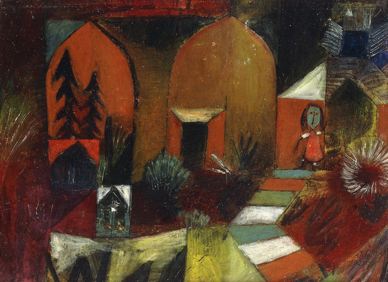 Dziecko jako pustelnik; dziecko jako pustelnik autorstwa Paul Klee