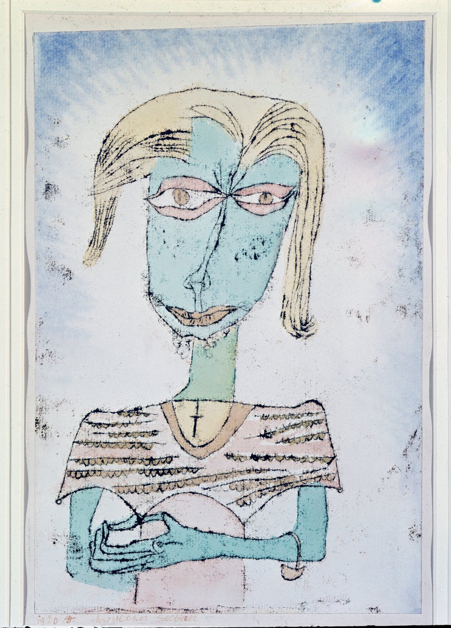 Sekcjonarz chrześcijański (olej na płótnie autorstwa Paul Klee