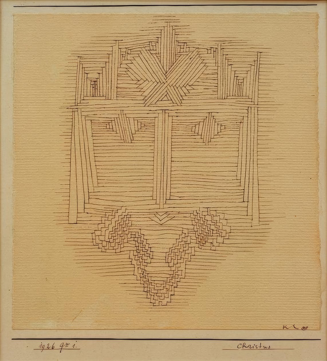 Chrystus autorstwa Paul Klee