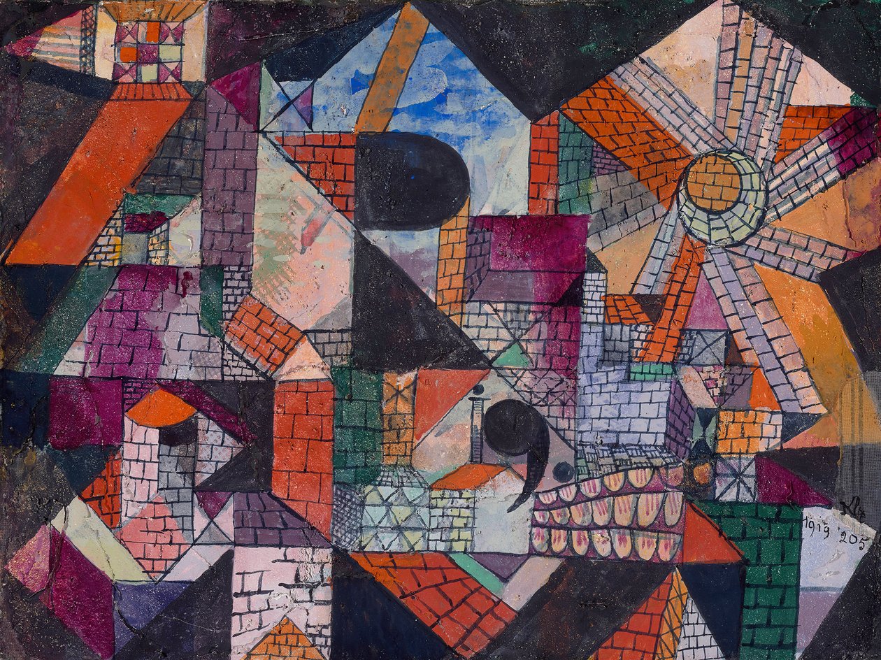 Miasto R, 1919. autorstwa Paul Klee