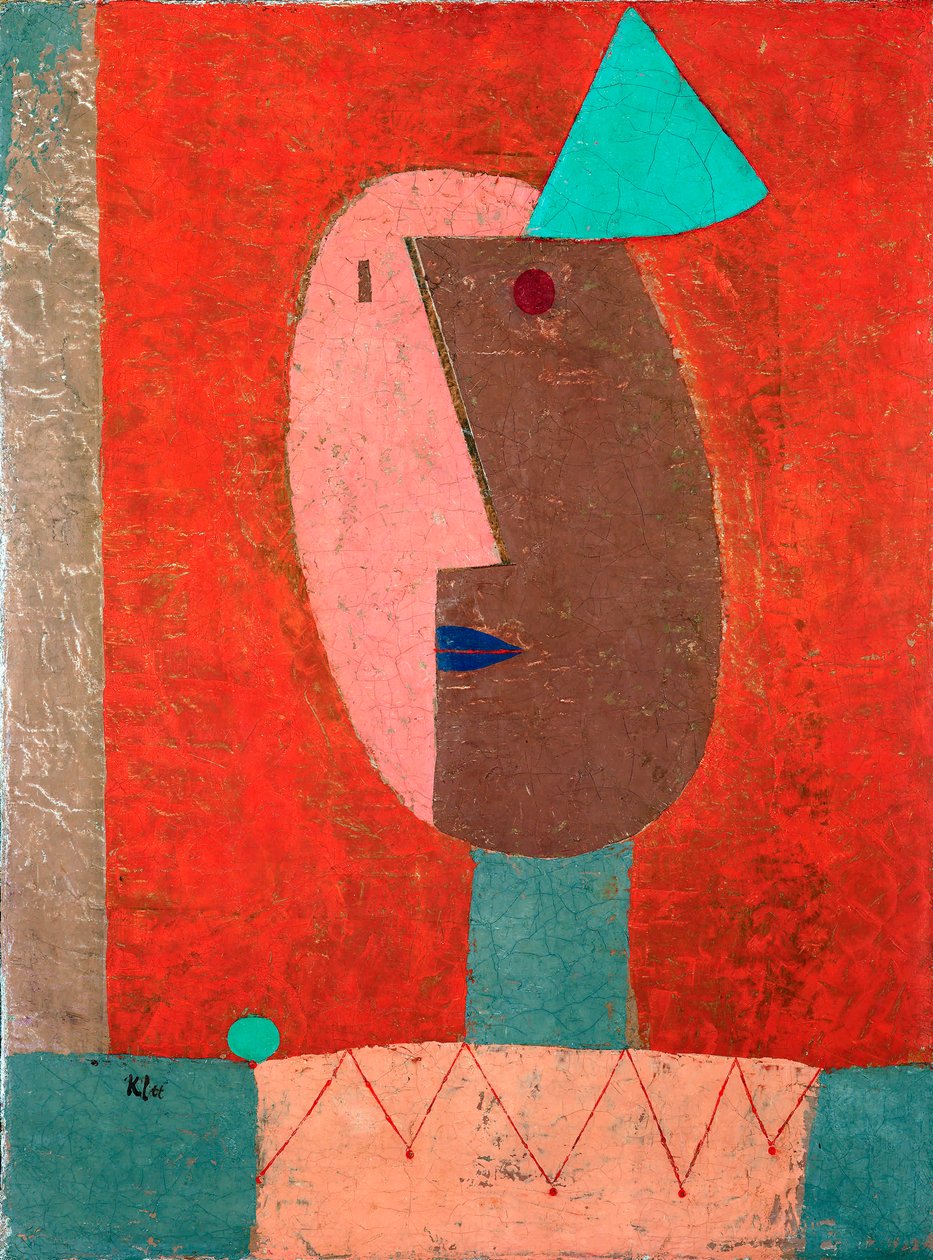 "Klaun"1929 (olej na płótnie) autorstwa Paul Klee