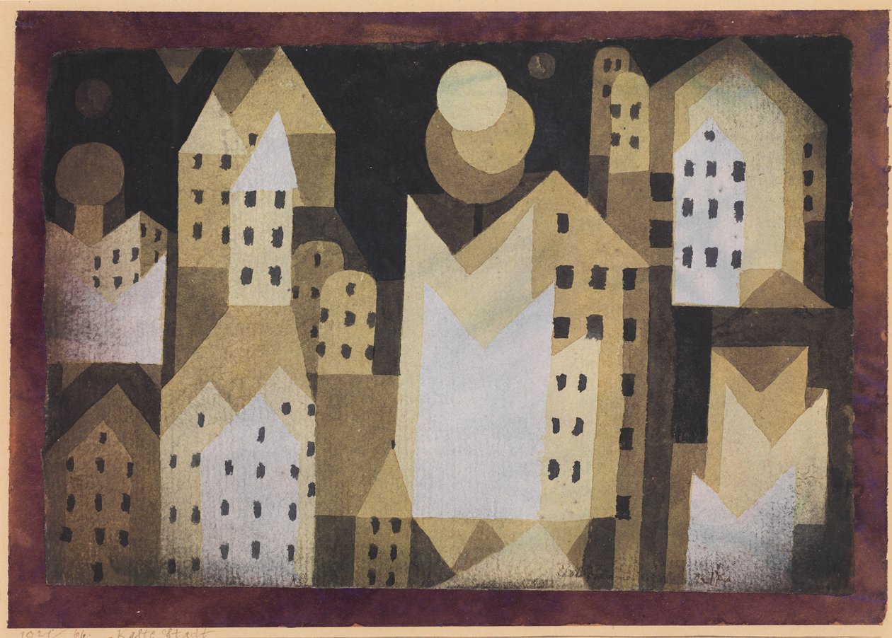 Zimne Miasto autorstwa Paul Klee