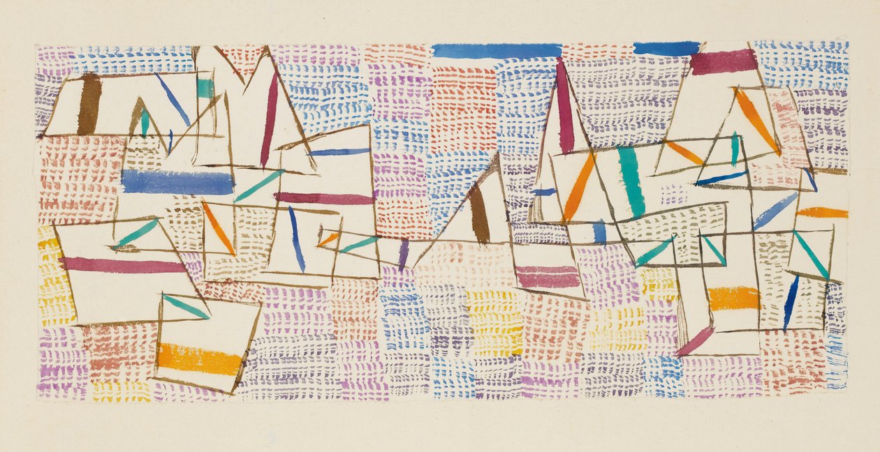 Wybrzeża Prowansji 7, 1927. autorstwa Paul Klee