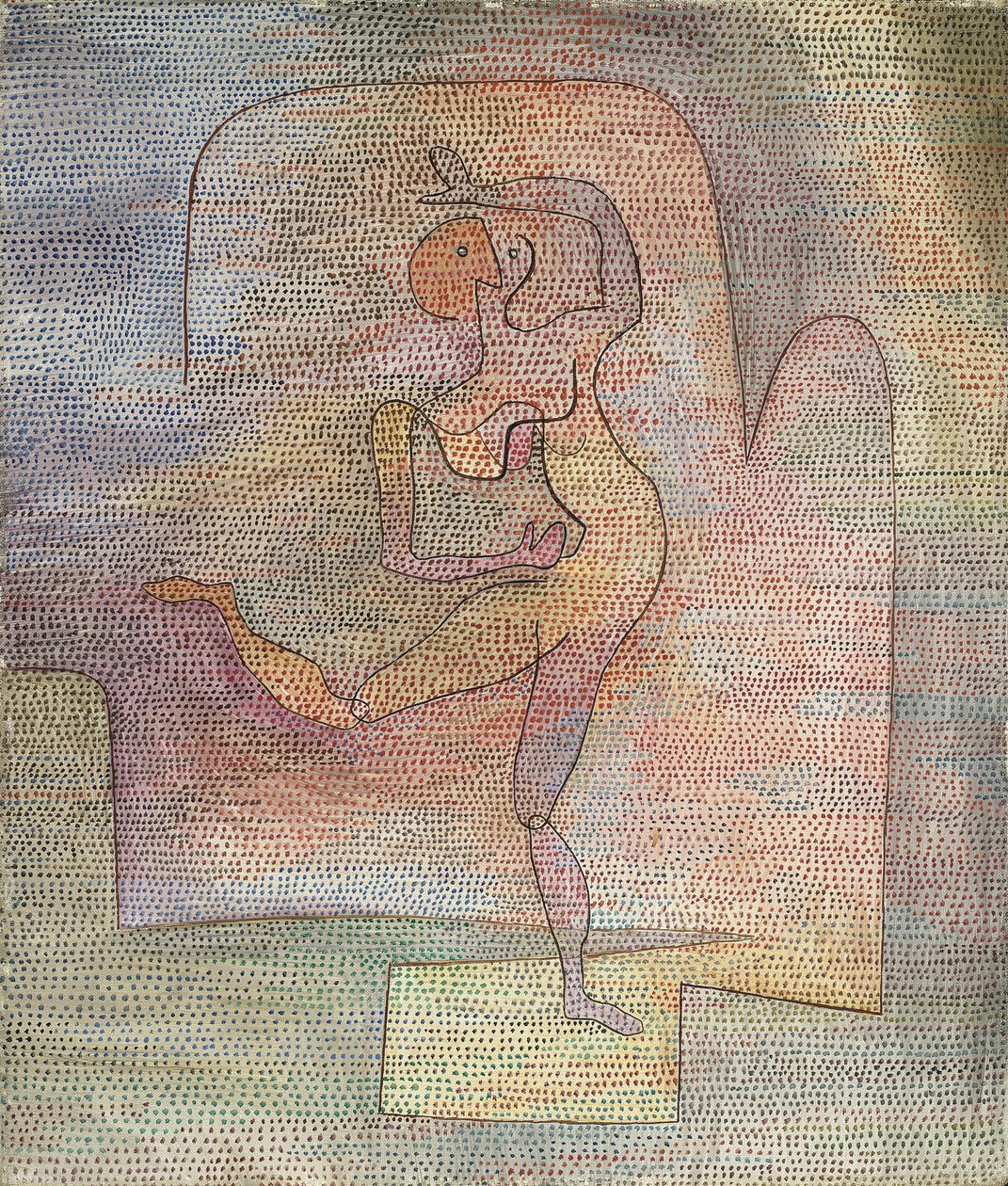 „Tancerz” (Tancerz) — obraz Paula Klee (1879-1940) autorstwa Paul Klee