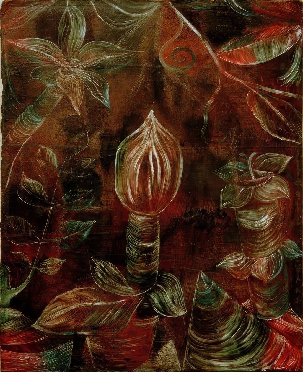 Roślina dekoracyjna Zdjęcie Bud autorstwa Paul Klee
