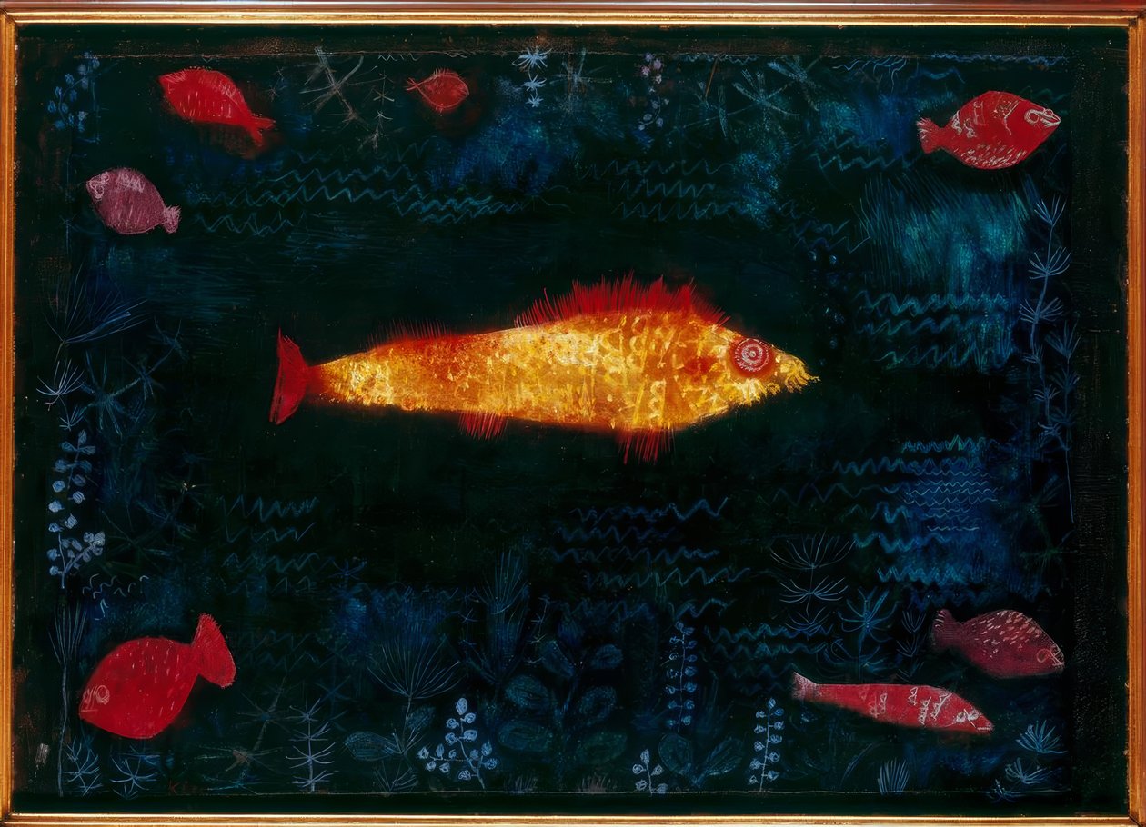 Złota ryba autorstwa Paul Klee