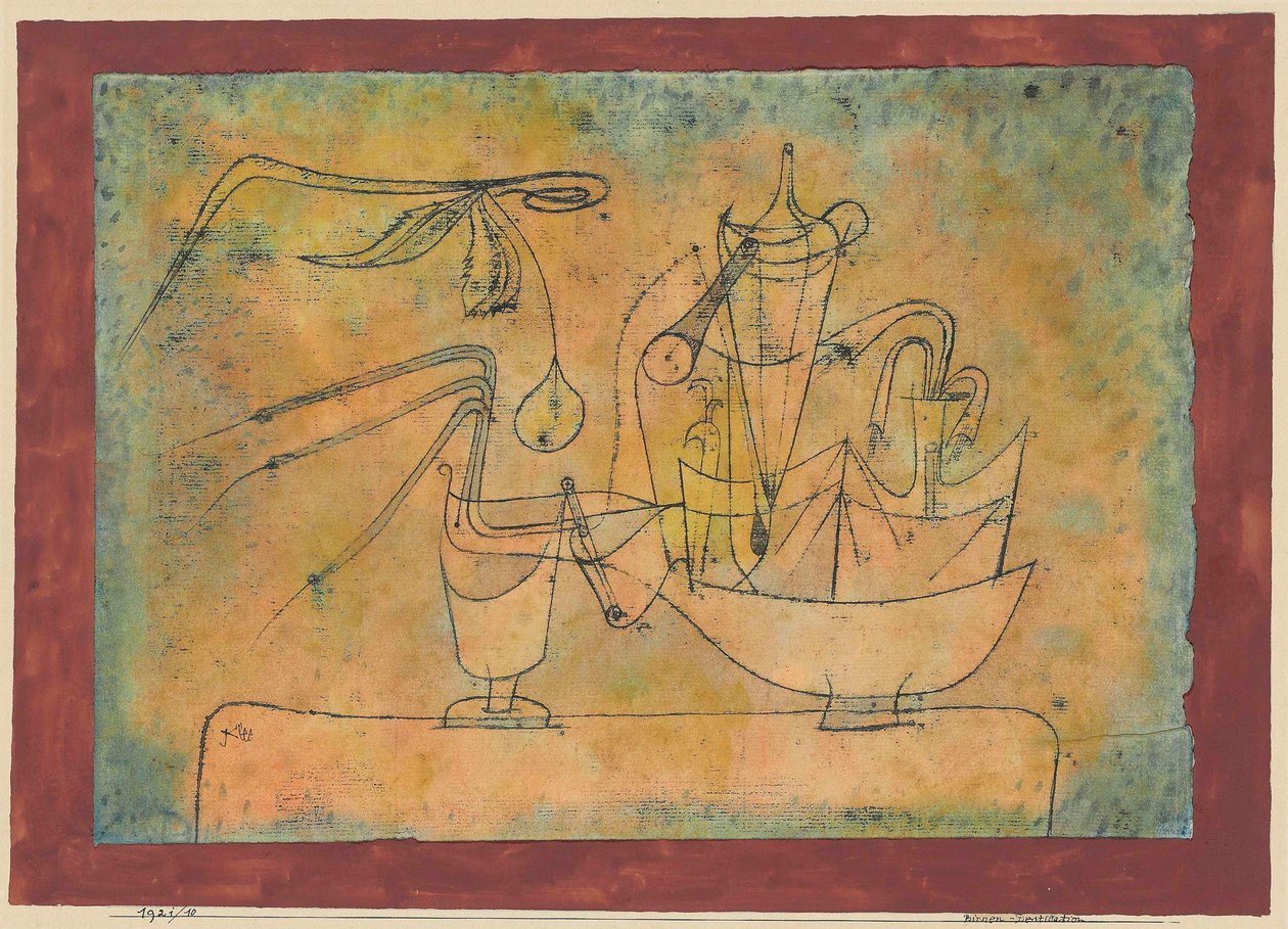 Destylacja gruszek, 1921. autorstwa Paul Klee