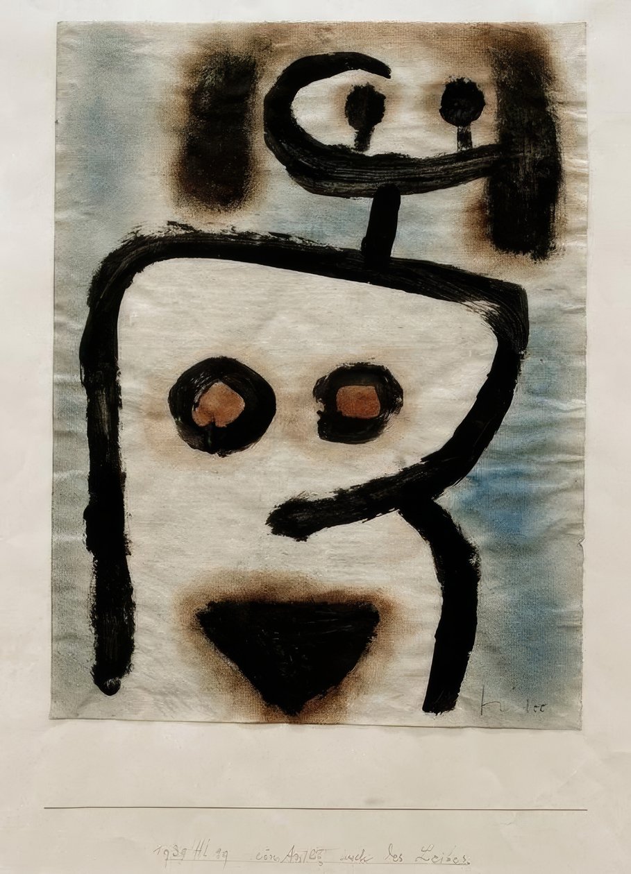 Twarz także ciała autorstwa Paul Klee