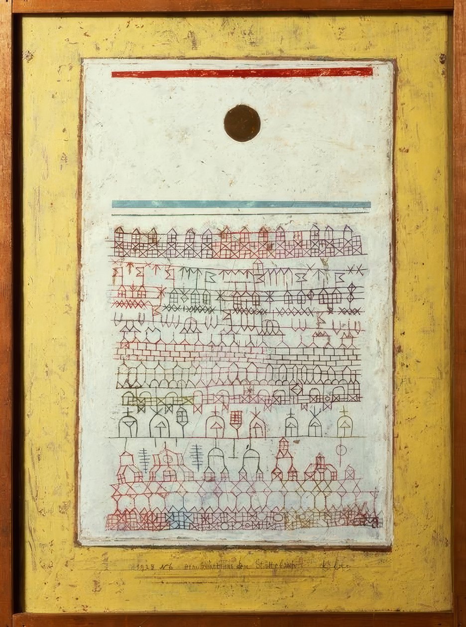 Arkusz z księgi miejskiej autorstwa Paul Klee