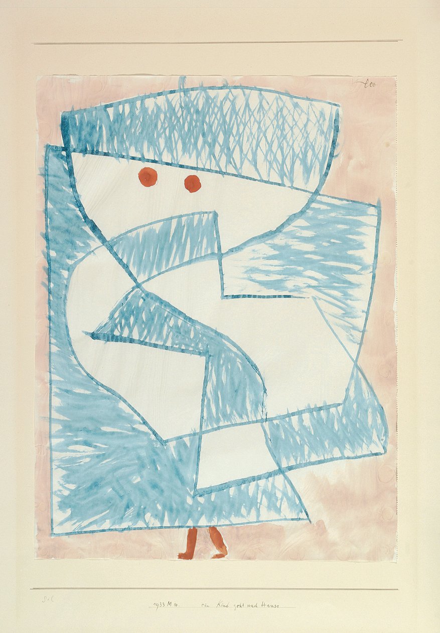 Dziecko idzie do domu autorstwa Paul Klee
